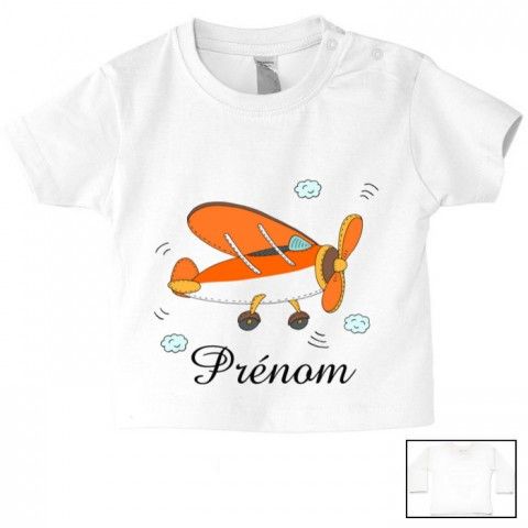 Tee-shirt de bébé lancement de fusée personnalisée