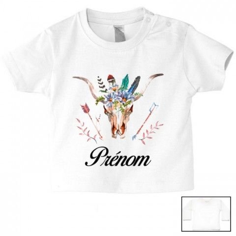 Tee-shirt de bébé lancement de fusée personnalisée