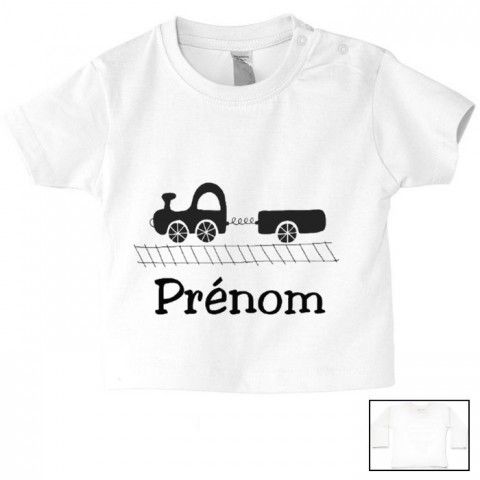 Tee-shirt de bébé lancement de fusée personnalisée