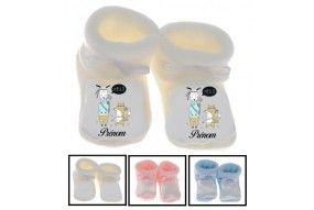 Chaussons de bébé lancement de fusée personnalisée