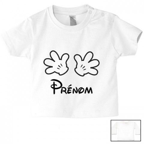 Tee-shirt de bébé lancement de fusée personnalisée