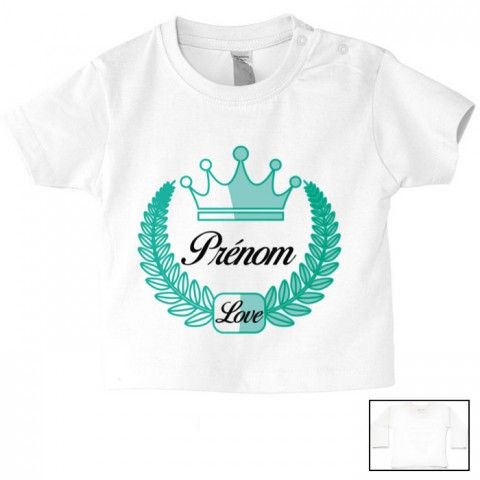 Tee-shirt de bébé lancement de fusée personnalisée