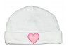 Bonnet de bébé château rose personnalisée