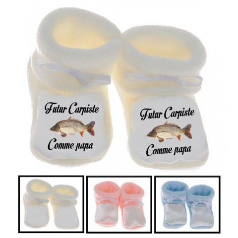 Chaussons de bébé futur carpiste