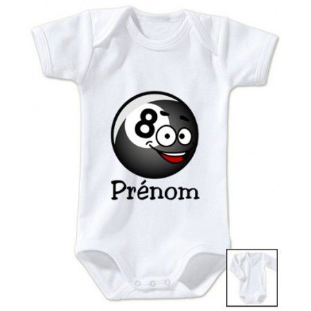 Body bébé - Enfant - Blanc - JE PEUX PAS J AI BILLARD 2 Blanc - Prêt-à-Porter