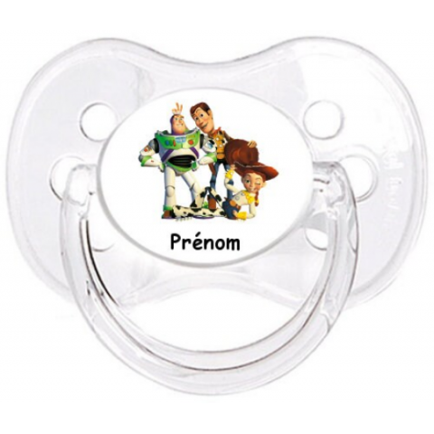 Tetine de bebe toy story personnalisee