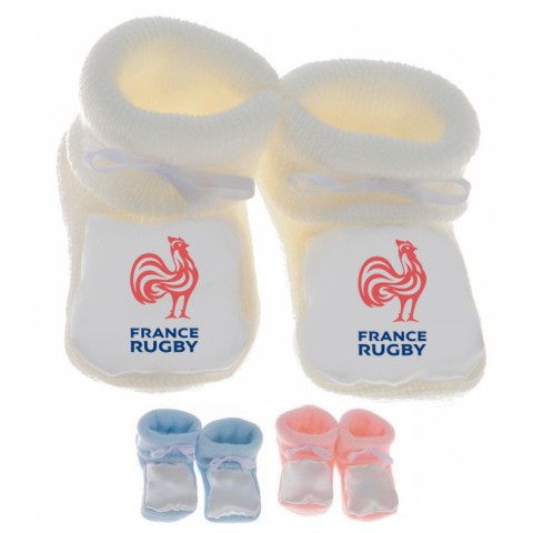 Chaussons de bébé France Rugby