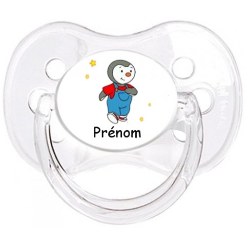 Tétine Personnalisée Avec Prénom - Choix Embout Physiologique Ou Symétrique, Tailles 0-6 Ou 6-36 Mois