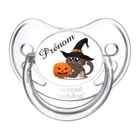 Tétine de bébé Halloween personnalisée