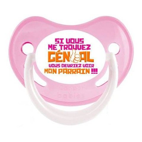 Tétine personnalisée Penguins bleue silicone