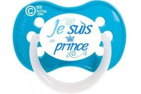 Tétine de bébé je suis un prince