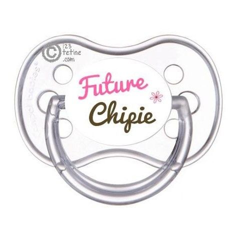 Tétine de bébé future chipie