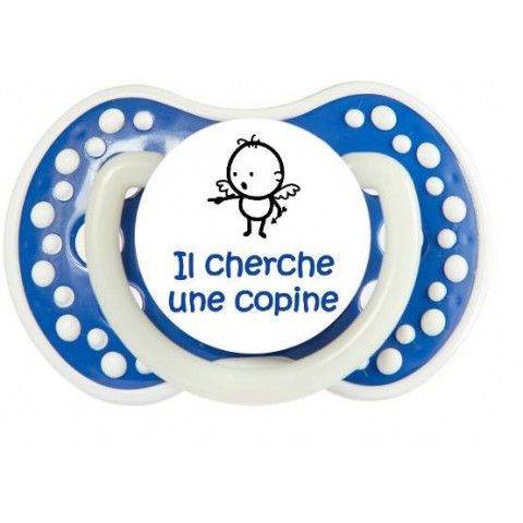 Tétine de bébé drôle il cherche une copine