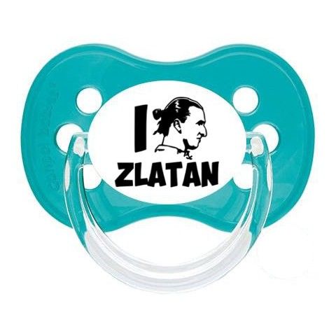 Tétine de bébé i love zlatan