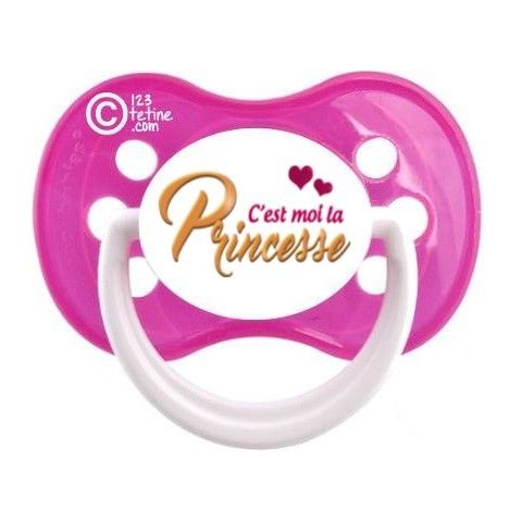 Tétine de bébé c’est moi la princesse