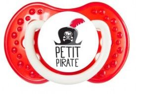 Tétine de bébé petit pirate