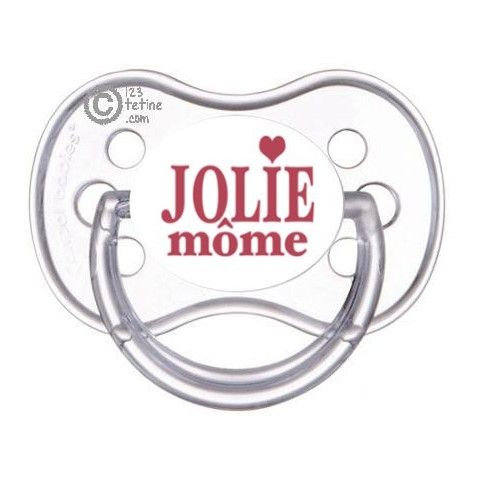 Tétine de bébé jolie môme