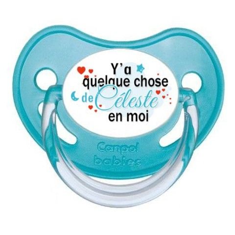 Tétine de bébé il y a quelque chose de céleste en moi