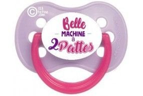 Tétine de bébé belle machine à 2 pattes