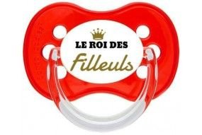 Tétine de bébé le roi des filleuls