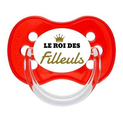 Tétine de bébé le roi des filleuls