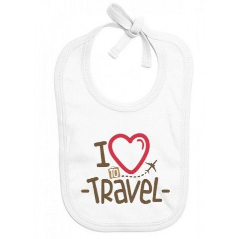 Bavoir de bébé mini globe trotter