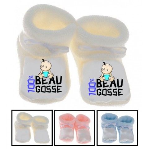 Chaussons de naissance petit choupinou