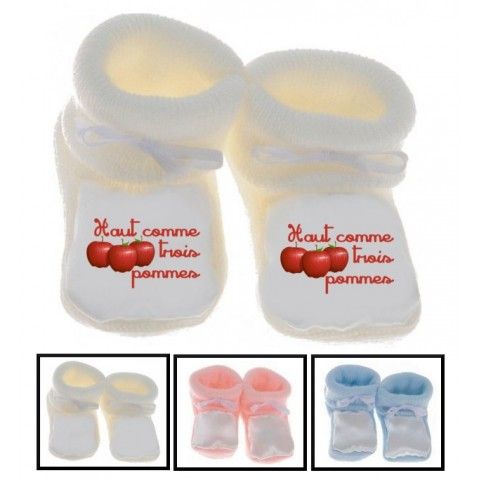 Chaussons de naissance attention à ne pas perdre