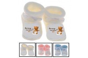 Chaussons de naissance non aux ogres et gros monstres