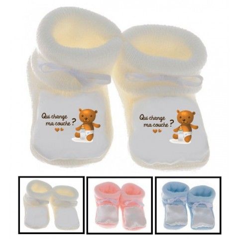 Chaussons de naissance non aux ogres et gros monstres