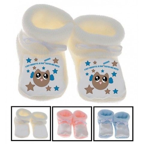 Chaussons de naissance si tu veux frôler la perfection passe à côté de moi garçon