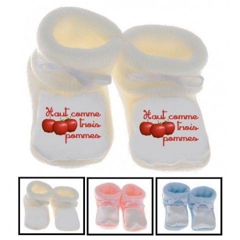 Chaussons de naissance un bébé absolument parfait