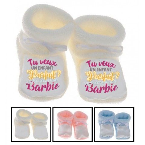 Chaussons de naissance i love pasta