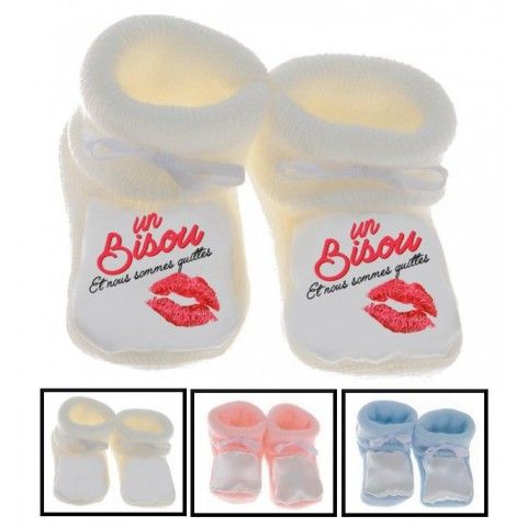 Chaussons de naissance tu veux un enfant parfait va t’acheter une barbie garçon