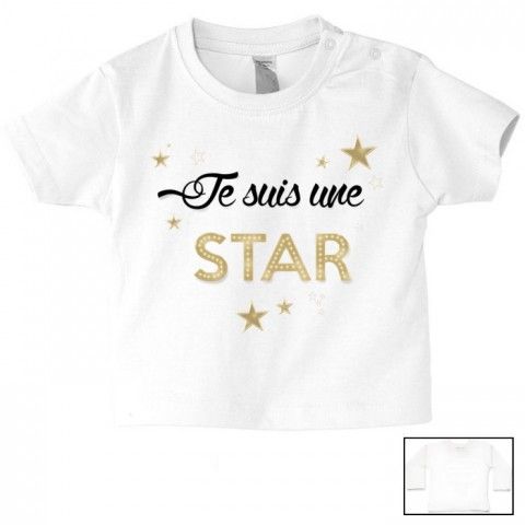 Tee-shirt de bébé c’est pas que je ne t’écoute pas c’est juste que je m’en fous fille