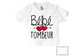 Tee-shirt de bébé c’est pas que je ne t’écoute pas c’est juste que je m’en fous fille