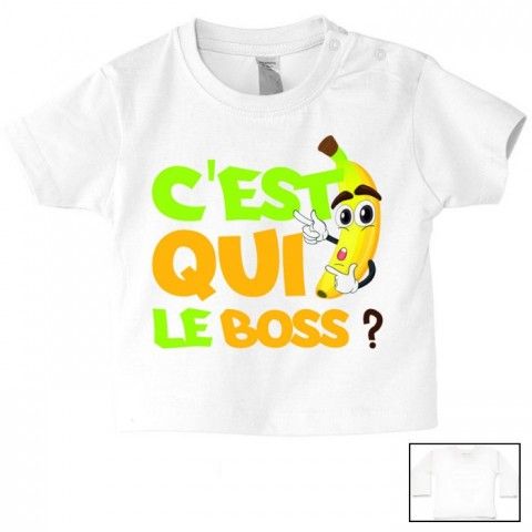 Tee-shirt de bébé je suis une super nana