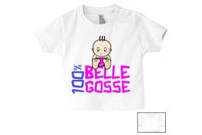 Tee-shirt de bébé super boy