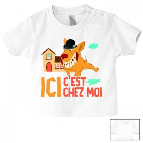 Tee-shirt de bébé je suis une star