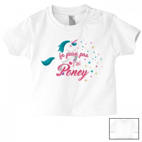 Tee-shirt de bébé je suis une star