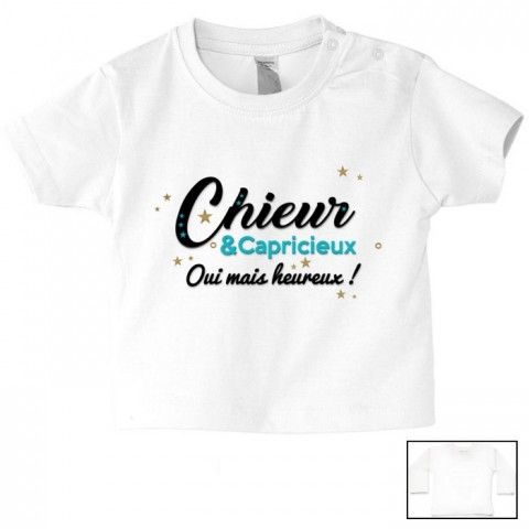 Tee-shirt de bébé c’est pas que je ne t’écoute pas c’est juste que je m’en fous