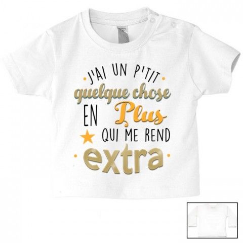 Tee-shirt de bébé je suis une star