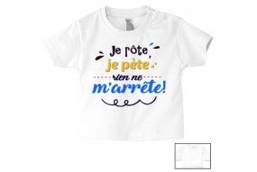 Tee-shirt de bébé chut je dors