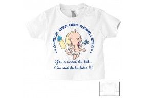 Tee-shirt de bébé je ne râle pas je m'exprime