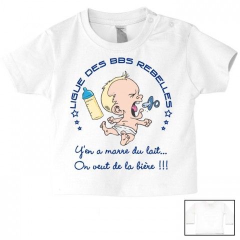 Tee-shirt de bébé je ne râle pas je m'exprime