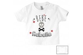 Tee-shirt de bébé c’est pas que je ne t’écoute pas c’est juste que je m’en fous fille