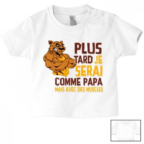 Tee-shirt de bébé future chipie