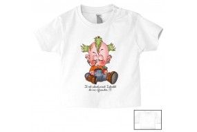 Tee-shirt de bébé 50% ange et 50% petit démon