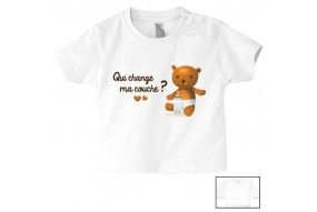 Tee-shirt de bébé je vais te zlataner 