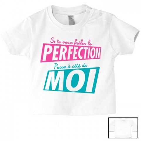 Tee-shirt de bébé plus tard je serai comme papa mais avec des muscles